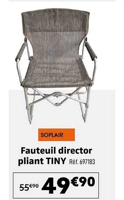 Fauteuil director pliant TINY Réf. 697183