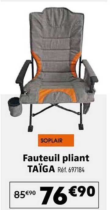 Fauteuil pliant TAÏGA Réf. 697184
