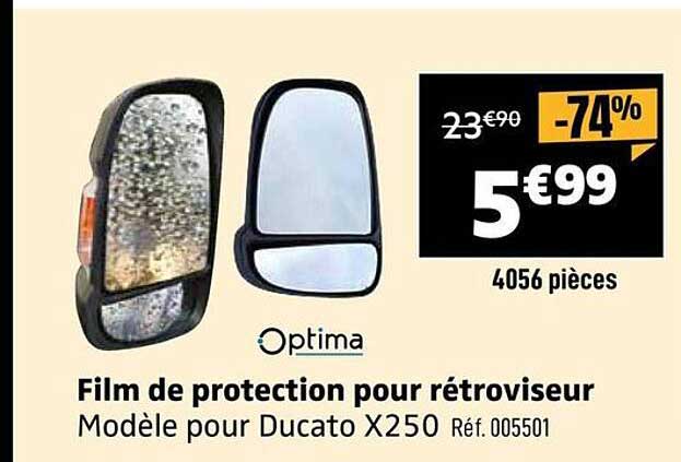 Film de protection pour rétroviseur Modèle pour Ducato X250 Réf. 005501