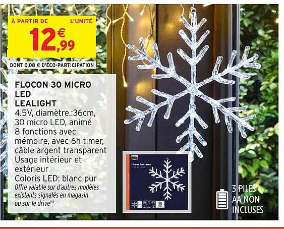 FLOCON 30 MICRO LED LEALIGHT