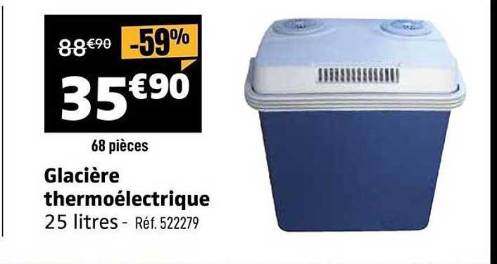 Glacière thermoélectrique 25 litres - Réf. 522279