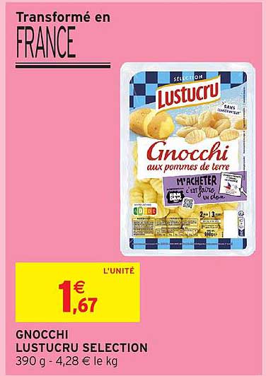 Gnocchi Lustucru Selection