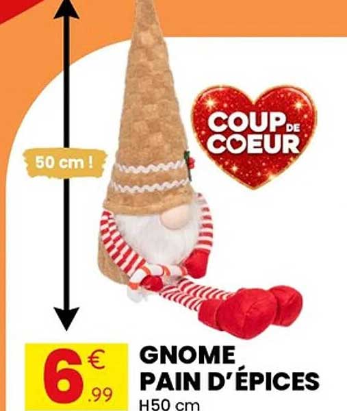 GNOME PAIN D'ÉPICES H50 cm