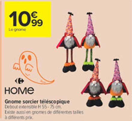 Gnome sorcier télescopique