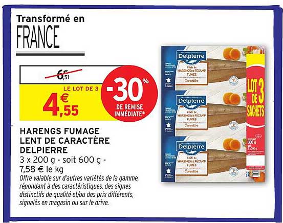 HARENGS FUMAGE LENT DE CARACTÈRE DELPIERRE