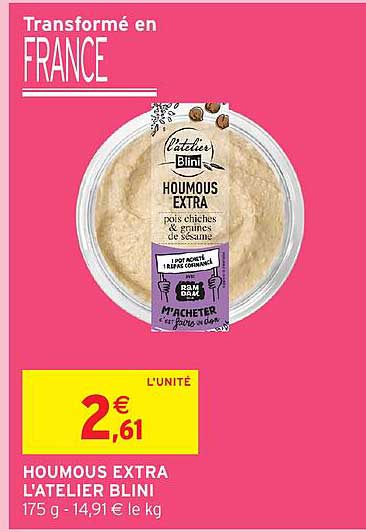HOUMOUS EXTRA L'ATELIER BLINI
