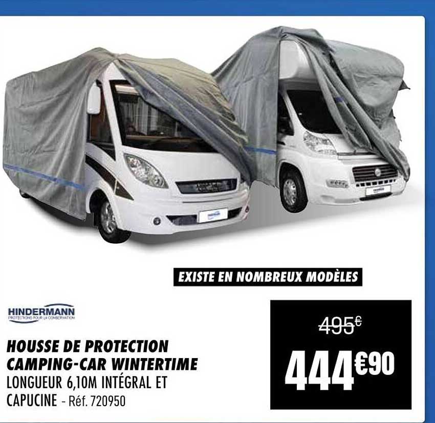 HOUSSE DE PROTECTION CAMPING-CAR WINTERTIME LONGUEUR 6,10M INTÉGRAL ET CAPUCINE - Réf. 720950