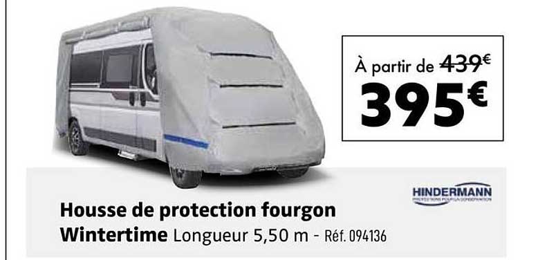 Housse de protection fourgon Wintertime Longueur 5,50 m - Réf. 094136