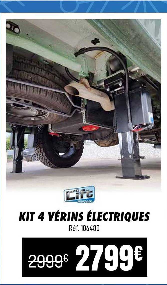 KIT 4 VÉRINS ÉLECTRIQUES