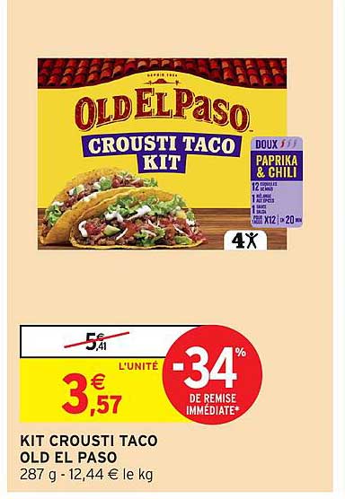 KIT CROUSTI TACO OLD EL PASO