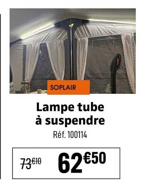 Lampe tube à suspendre