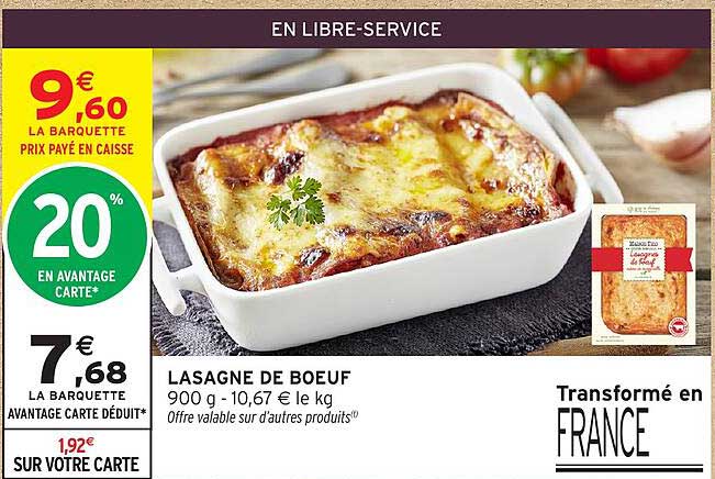 LASAGNE DE BOEUF