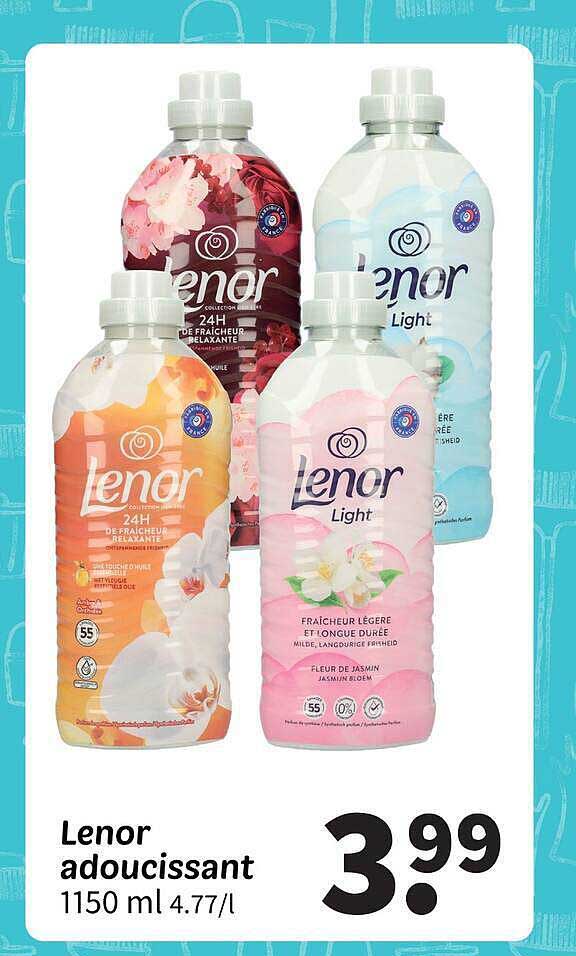 Lenor adoucissant 1150 ml 4.77/l