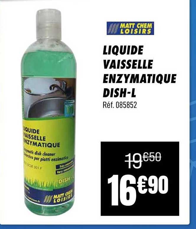 LIQUIDE VAISSELLE ENZYMATIQUE DISH-L
