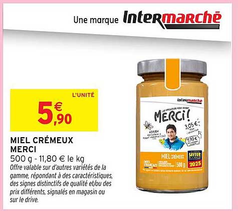MIEL CRÉMEUX MERCI