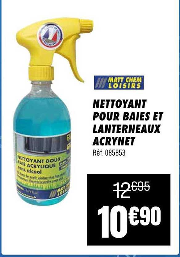 NETTOYANT POUR BAIES ET LANTERNEAUX ACRYNET