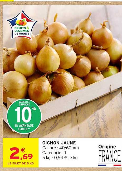 OIGNON JAUNE