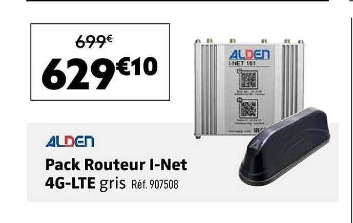 Pack Routeur I-Net 4G-LTE gris Réf. 907508