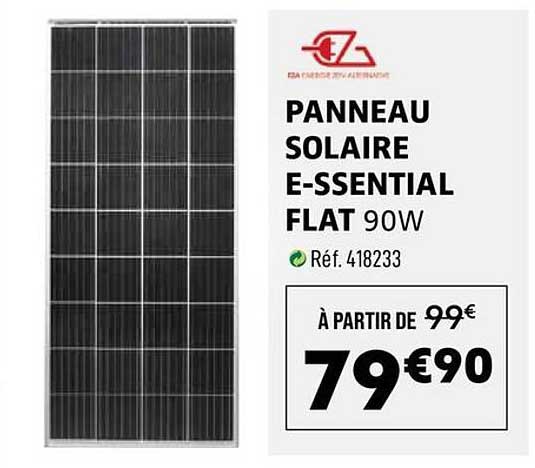 PANNEAU SOLAIRE E-SSENTIAL FLAT 90W