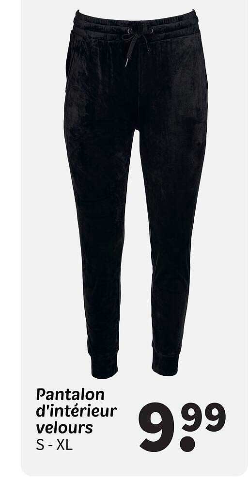 Pantalon d'intérieur velours S - XL