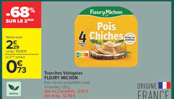 Pois Chiches Fleury Michon