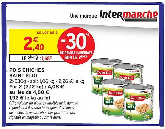 POIS CHICHES SAINT ELOI