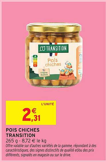 POIS CHICHES TRANSITION