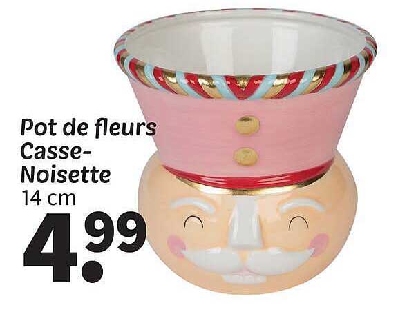 Pot de fleurs Casse-Noisette 14 cm