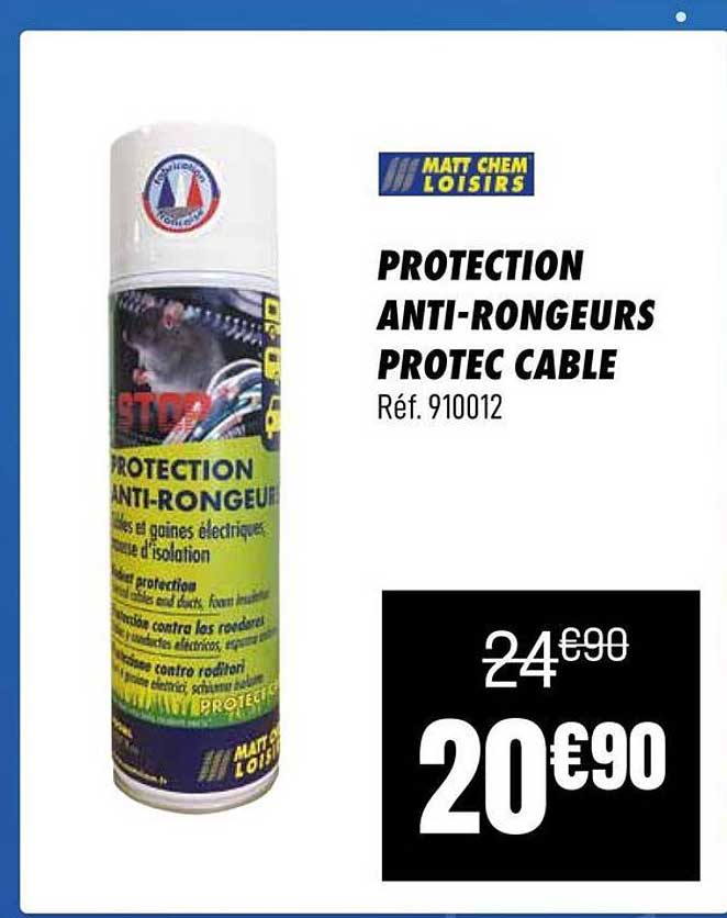 PROTECTION ANTI-RONGEURS PROTEC CABLE Réf. 910012