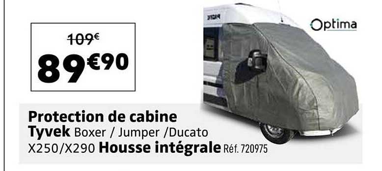 Protection de cabine Tyvek Boxer / Jumper / Ducato X250/X290 Housse intégrale Réf. 720975