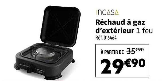 Réchaud à gaz d’extérieur 1 feu