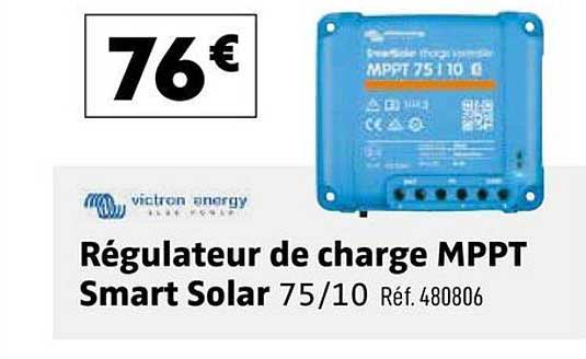 Régulateur de charge MPPT Smart Solar 75/10 Réf. 480806