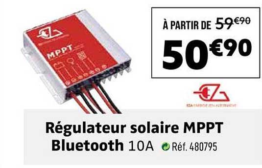 Régulateur solaire MPPT Bluetooth 10A