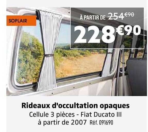 Rideaux d'occultation opaques