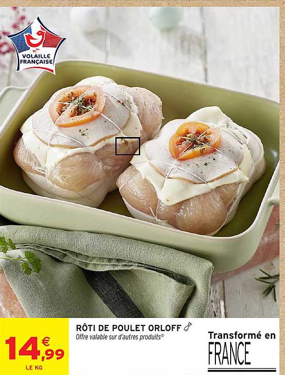 RÔTI DE POULET ORLOFF