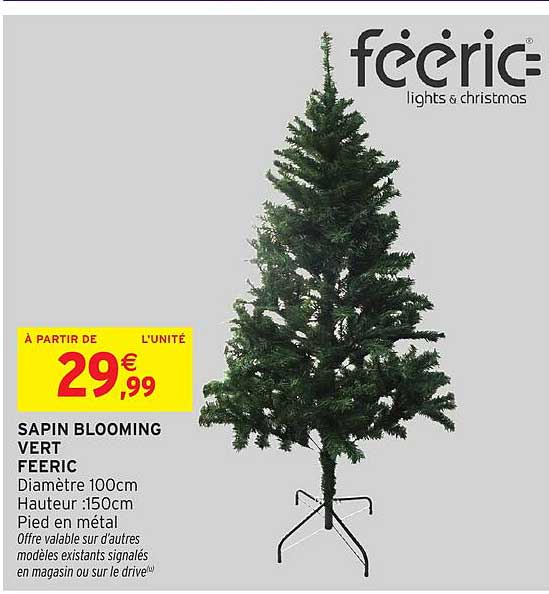 SAPIN BLOOMING VERT FEERIC