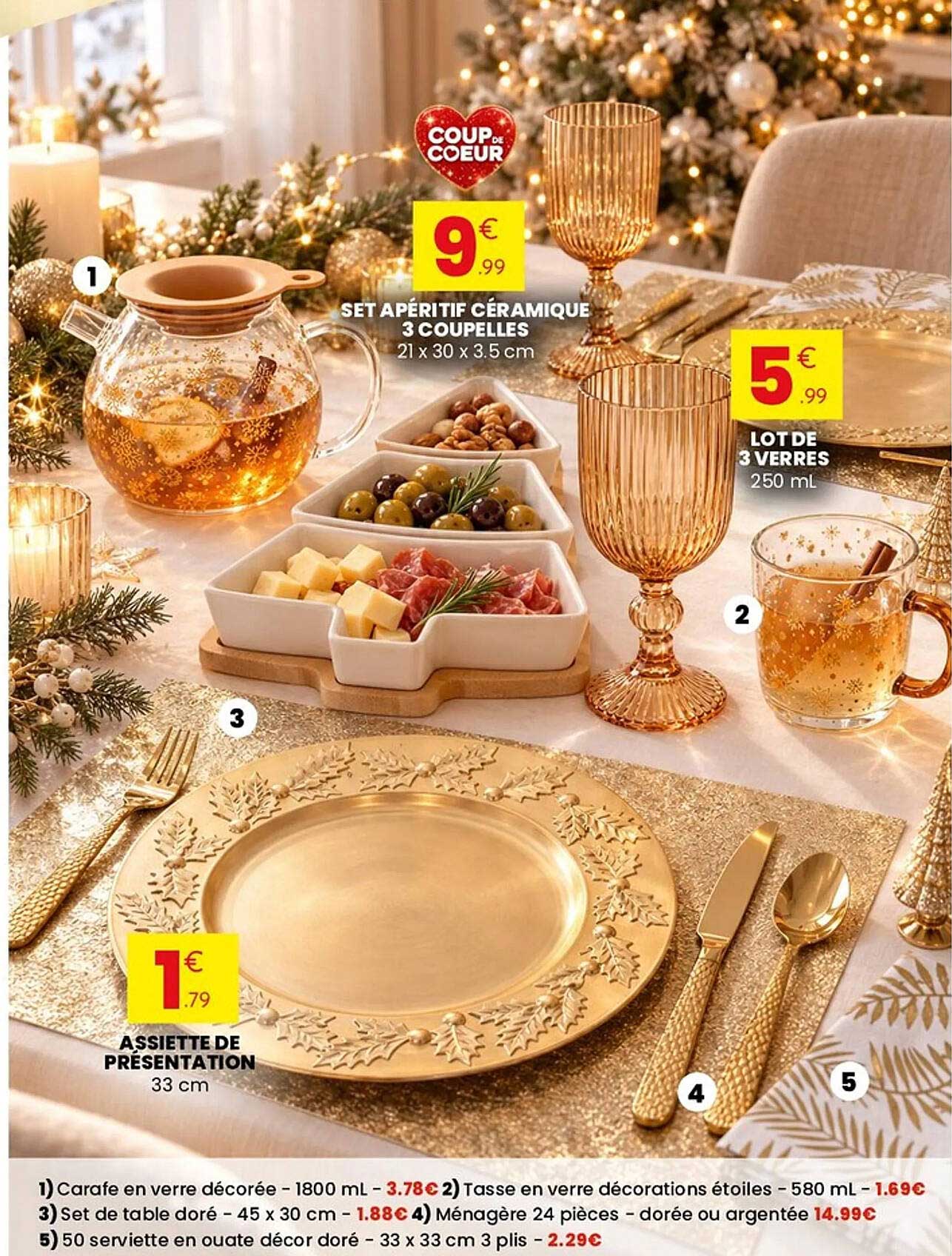 SET APÉRITIF CÉRAMIQUE 3 COUPELLES