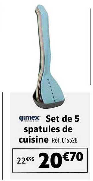 Set de 5 spatules de cuisine Réf. 016528