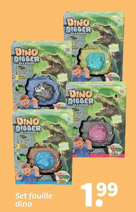 Set fouille dino