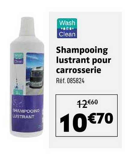 Shampooing lustrant pour carrosserie