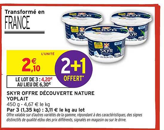 SKYR OFFRE DÉCOUVERTE NATURE YOPLAIT