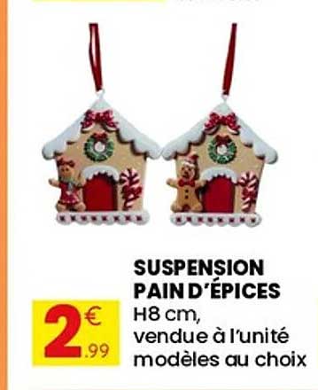 SUSPENSION PAIN D'ÉPICES