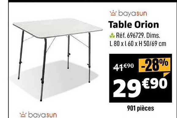 Table Orion