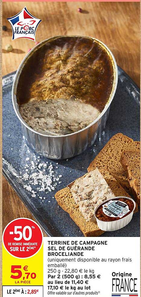 TERRINE DE CAMPAGNE SEL DE GUÉRANDE BROCELIANDE