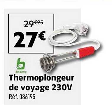 Thermoplongeur de voyage 230V