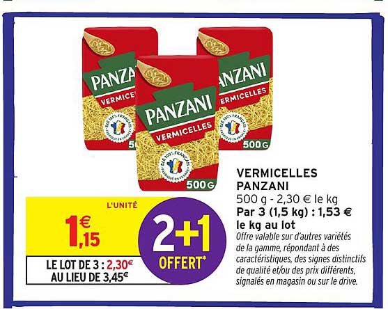 VERMICELLES PANZANI