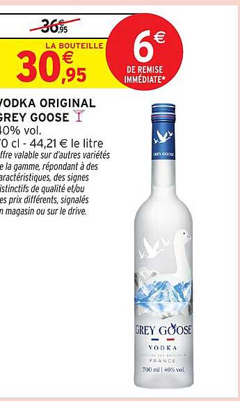 VODKA ORIGINALE GREY GOOSE
