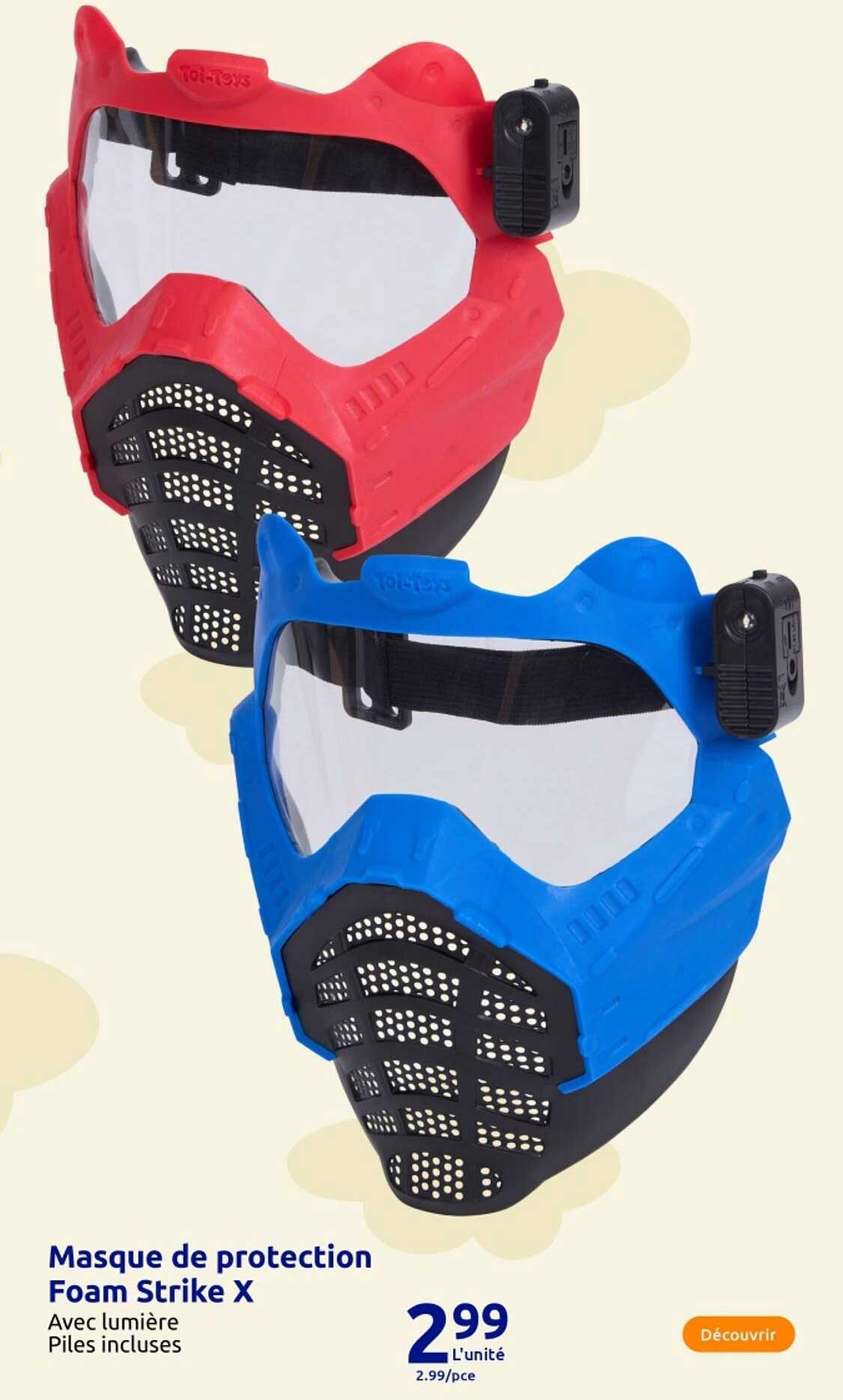 Masque de protection Foam Strike X