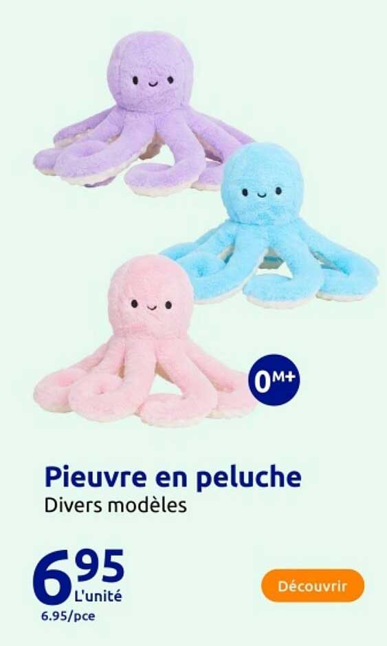 Pieuvre en peluche
