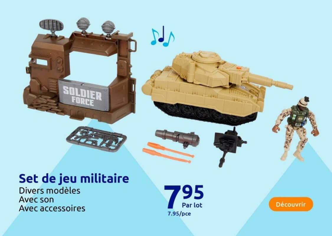 Set de jeu militaire